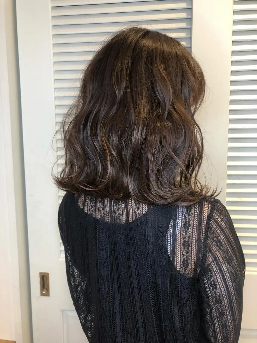 ミディアム ヘアカラー ⭐️店長　藤野 正博⭐️のヘアスタイル