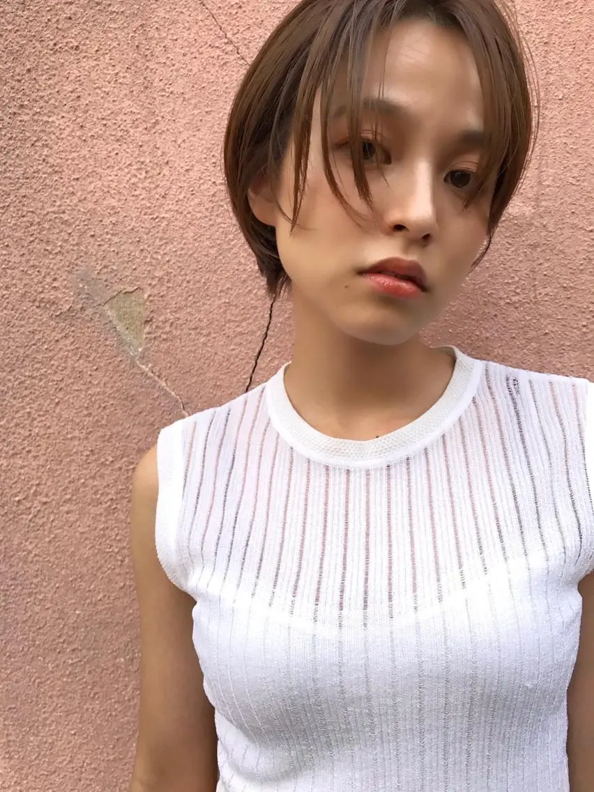 ショート カラー ニュアンスヘア☆樋口 希世☆のヘアスタイル