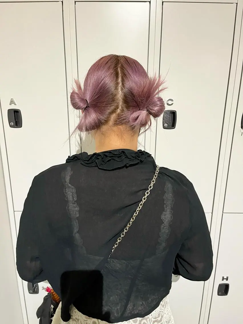 ロング カラー ブリーチ ブラウンカラー ケアブリーチ 透明感カラー ダブルカラー ヘアカラー ショート/パーマ/ カラー/FUKOのヘアスタイル