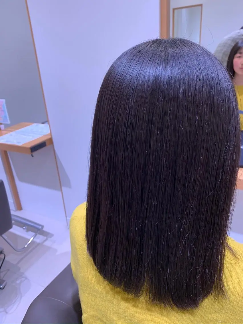 ミディアム ミディアムパーマ 縮毛矯正 ARMONY秋山輝也 コテ巻き風パーマ特化のヘアスタイル