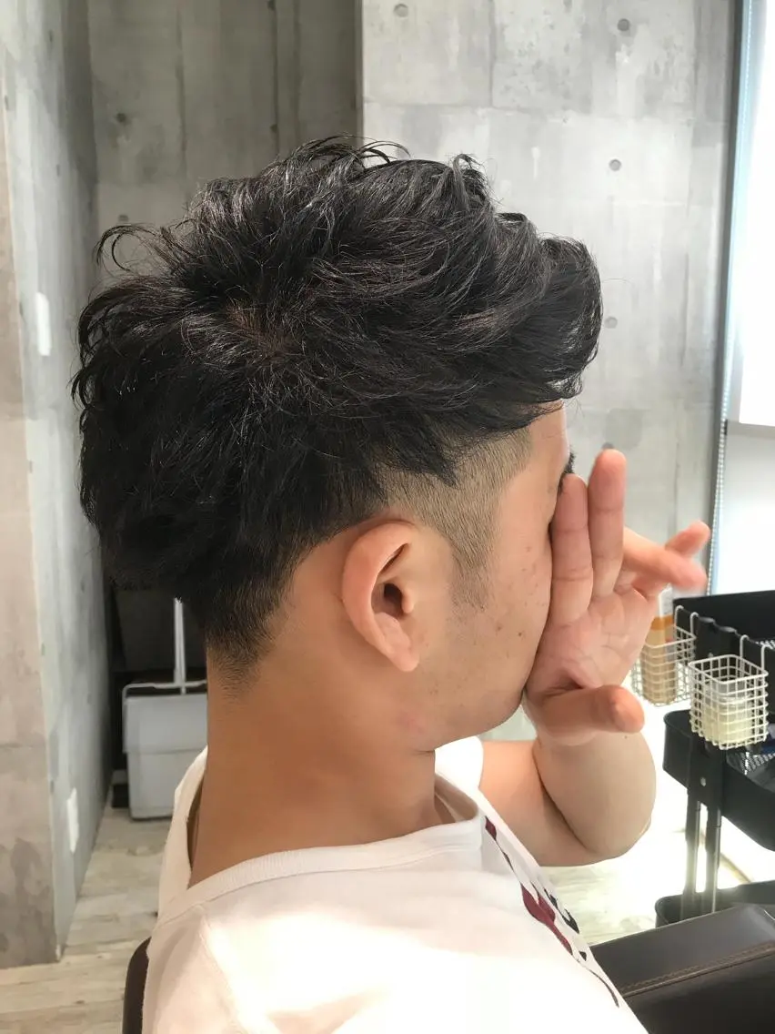 ショート カラー パーマ ヘアアレンジ メンズ キッズ ネイル マツエク・マツパ カット パーマ EnBlesS西宮 マンツーマン神道有基のヘアスタイル