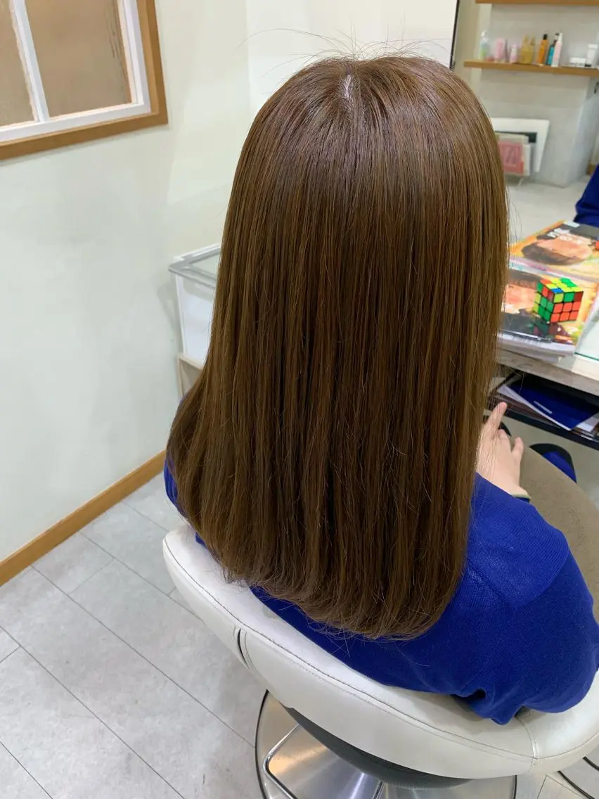 セミロング カット ヘアカラー トリートメント 大姶良 友輝の眉毛・アイブロウイメージ