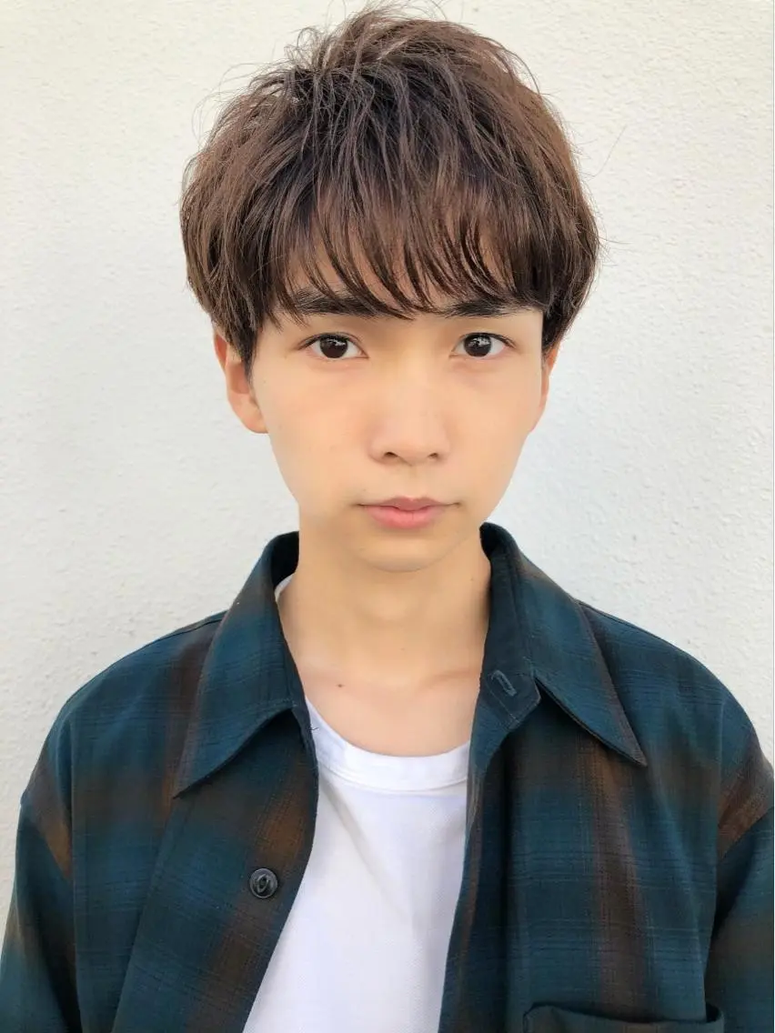 ショート メンズ🍃ナチュラル 韓国風ヘアRENのヘアスタイル