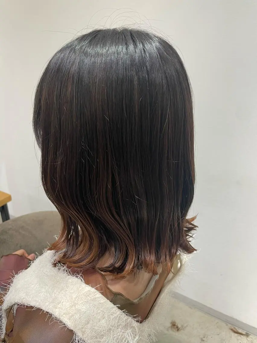 ミディアム anB Bのヘアスタイル