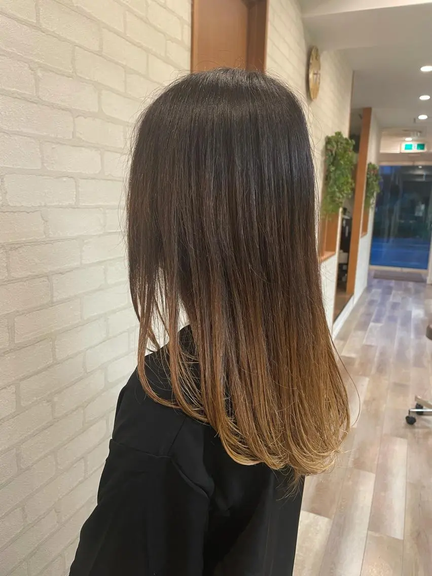 セミロング 🐤 ゆい🐓のヘアスタイル