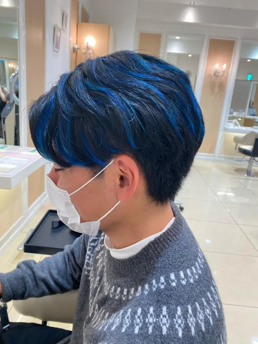 カラー メンズ カット ヘアカラー メンズ特化型美容師 栗山勇人のヘアスタイル