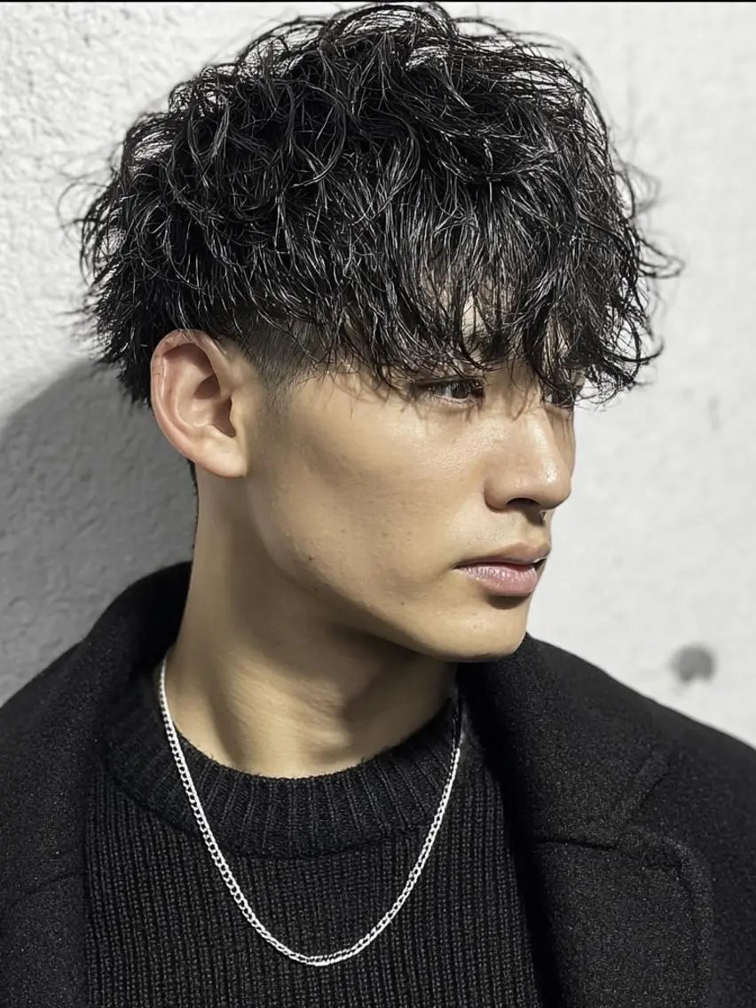ショート カット パーマ 🪽men’sカット 🪽パーマ🪽丸田のヘアスタイル