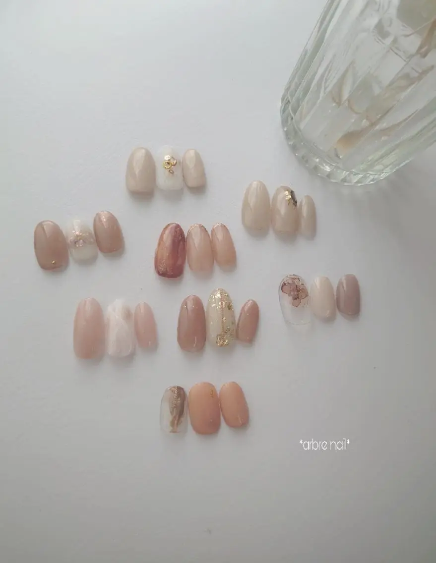 ネイル ハンドネイル ✯.。 arbre nail 。✯.のネイルデザイン