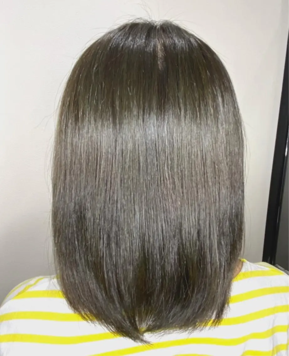 ミディアム ヘアカラー ハイトーンカラー 🦋yuri🦋のヘアスタイル