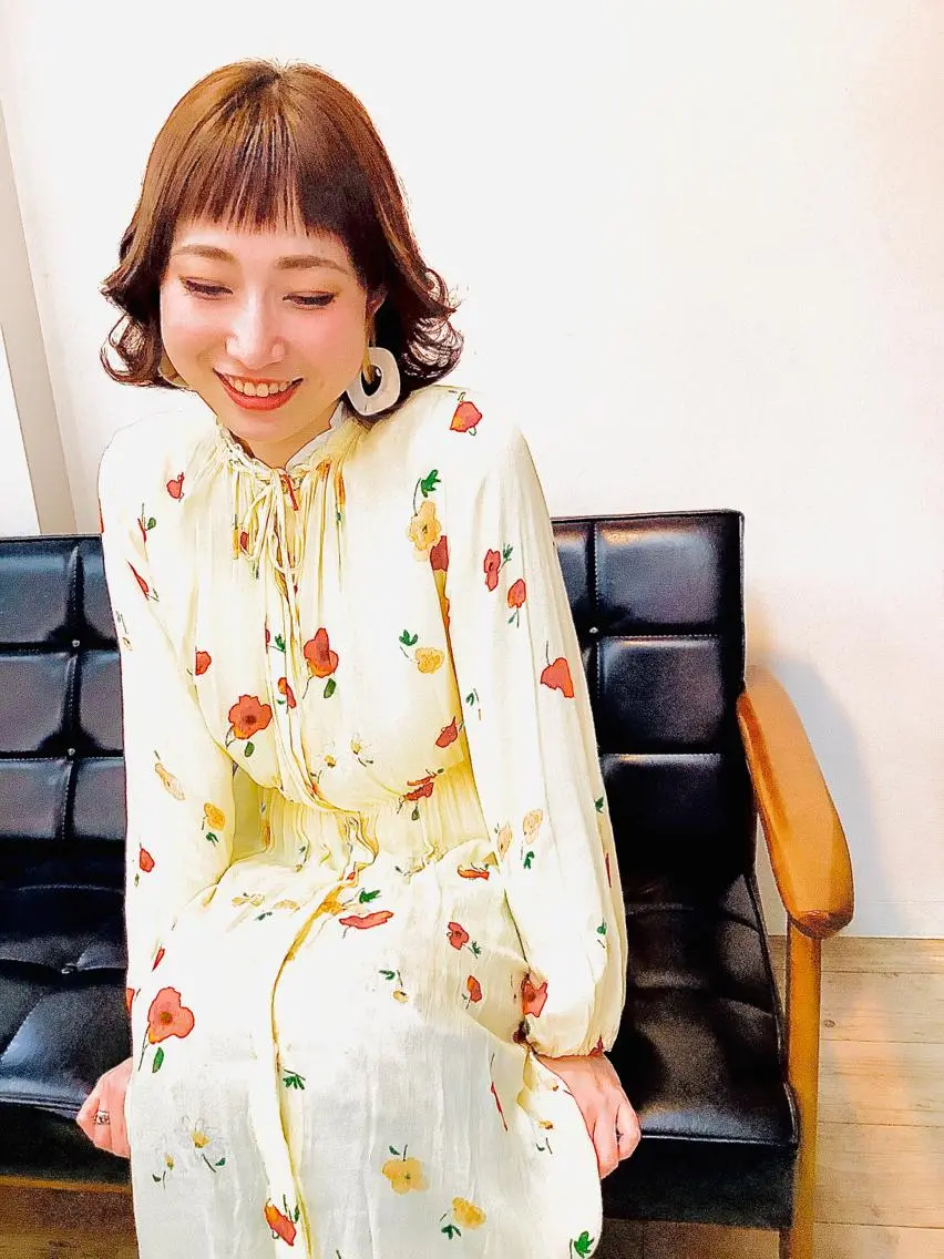 ミディアム 藤原 宏文のヘアスタイル