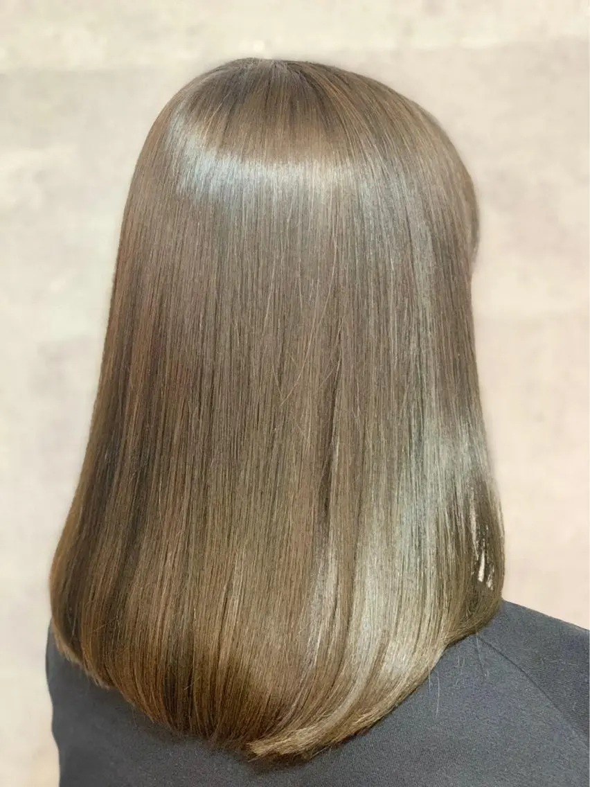 セミロング 大人女性の髪質改善 🫧鷹司郎のヘアスタイル
