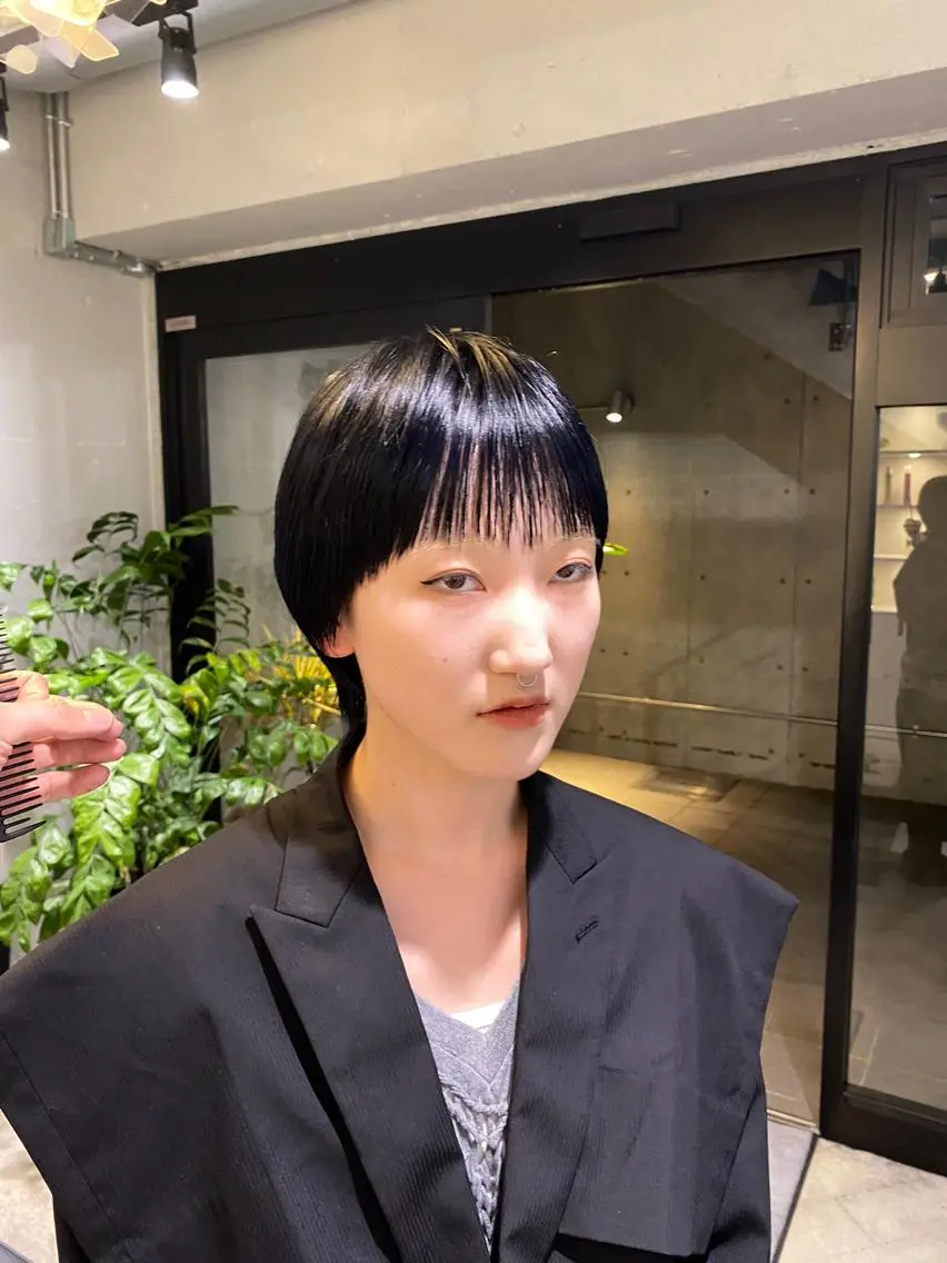 ショート カラー 🫧似合わせショート イシダ🫧のヘアスタイル