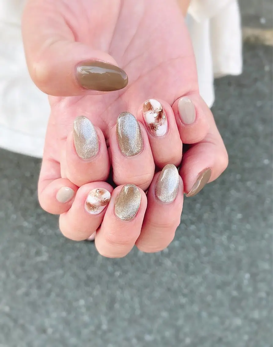 ネイル マグネットネイル nail salon Regaosのネイルデザイン