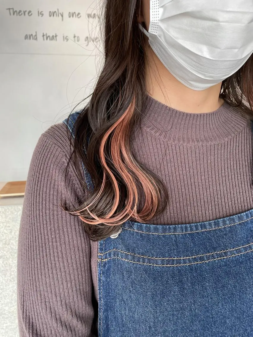 セミロング 森長 留以のヘアスタイル