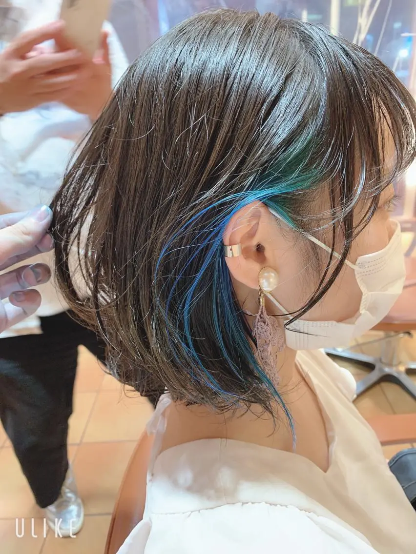 ショート ボブ 🎉骨格矯正カット ばば　としまさのヘアスタイル