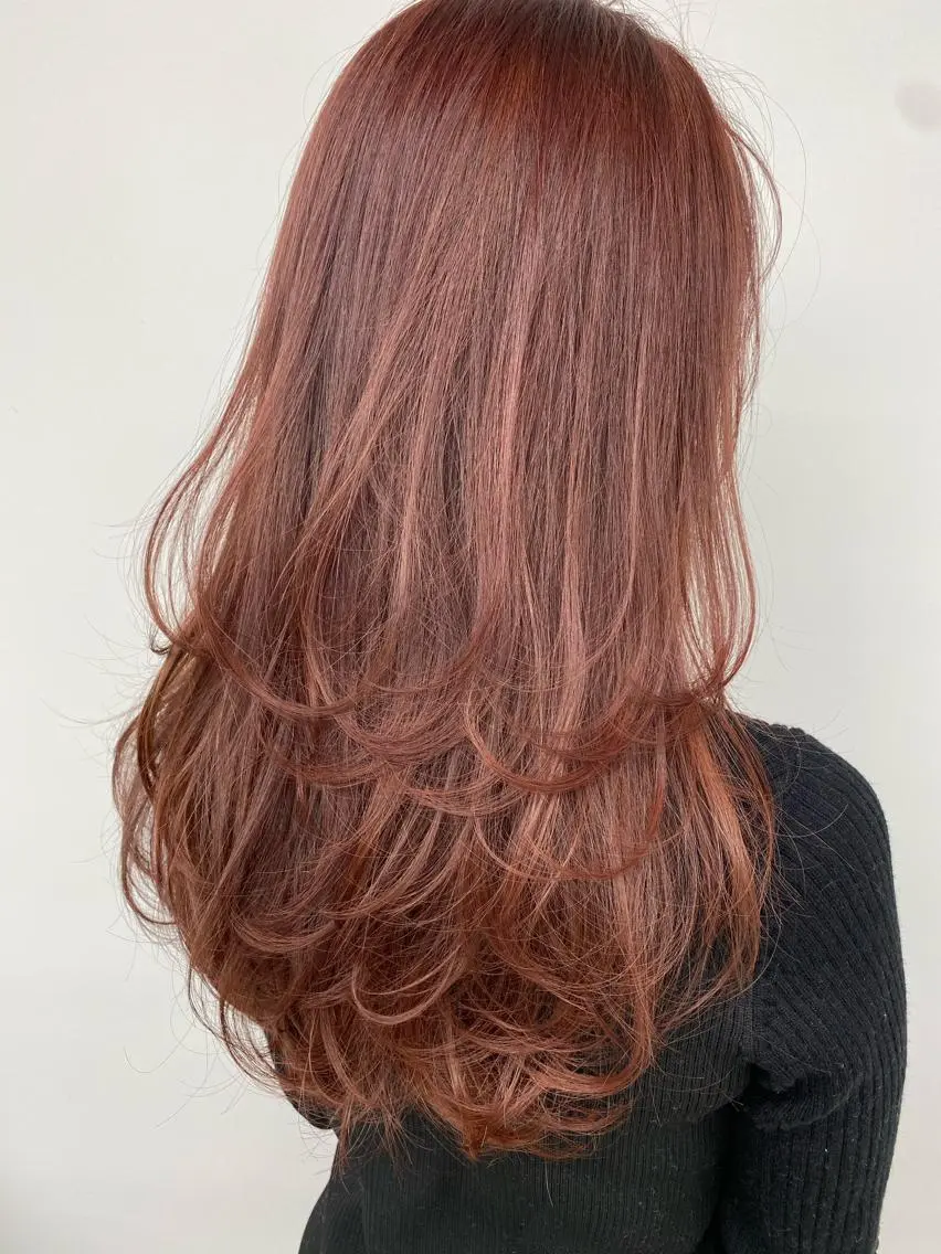 ロング カラー ✨大人韓国レイヤー ✨吉原 潤✨のヘアスタイル
