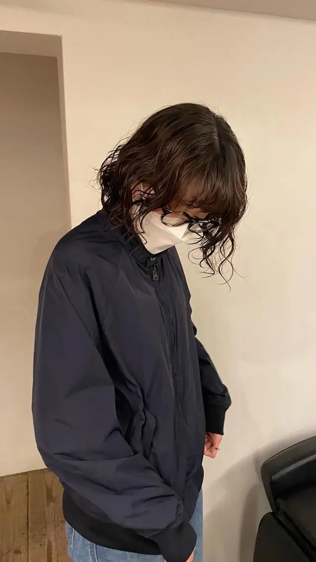 ミディアム パーマ ミディアムパーマ 原宿/ケパーマ 🧺ユウマのヘアスタイル