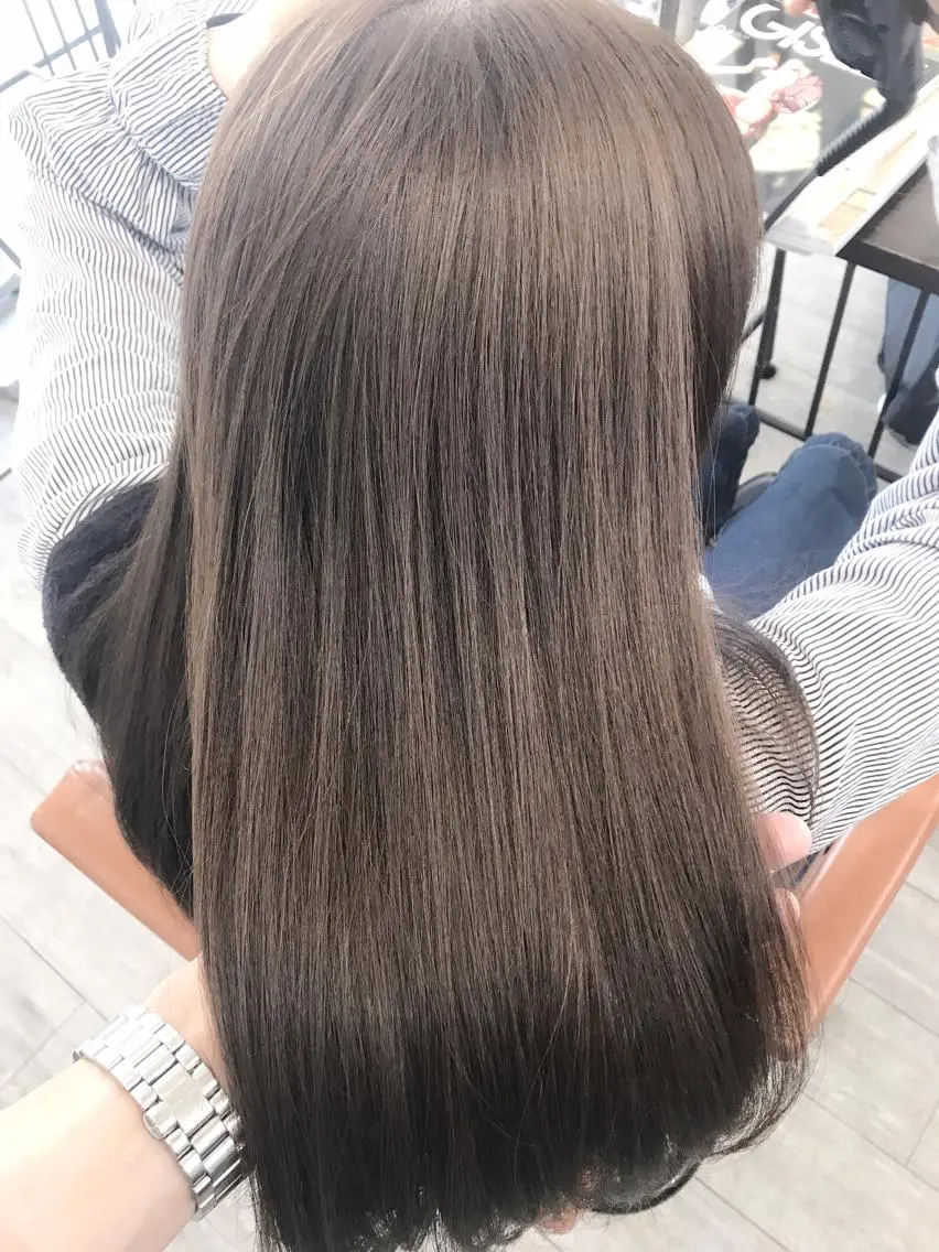 カラー 透明感カラー グレージュ イルミナカラー 外国人風カラー グレージュ/髪質改善 Yamato.hのヘアスタイル