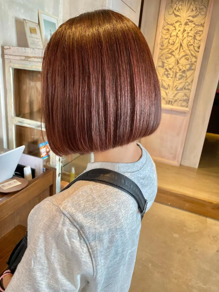 カラー カット ヘアカラー トリートメント 似合わせカラーパーマ 🌿kitin米川のヘアスタイル