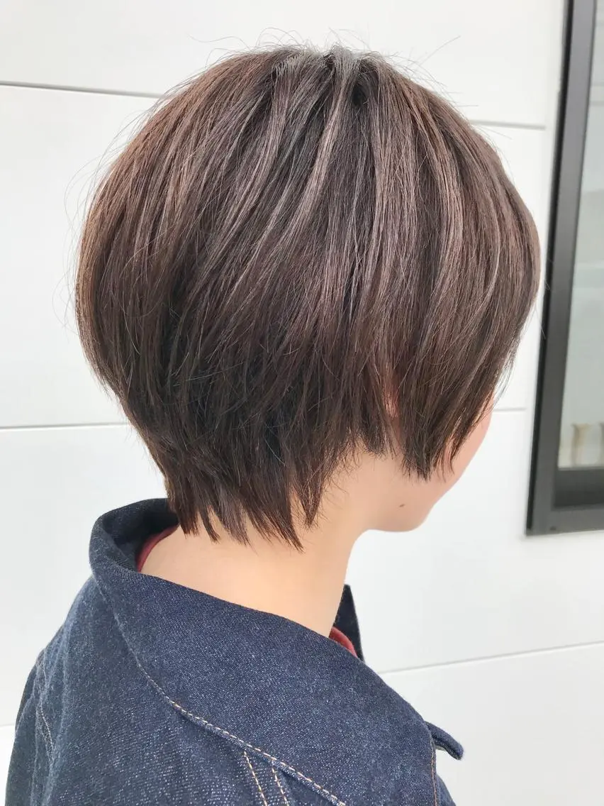 ショート ショートボブ ボブ ショートヘア タカツド ユウキのヘアスタイル