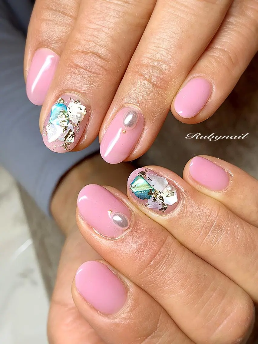 ネイル 春ネイル プライベートサロン Rubynailのネイルデザイン