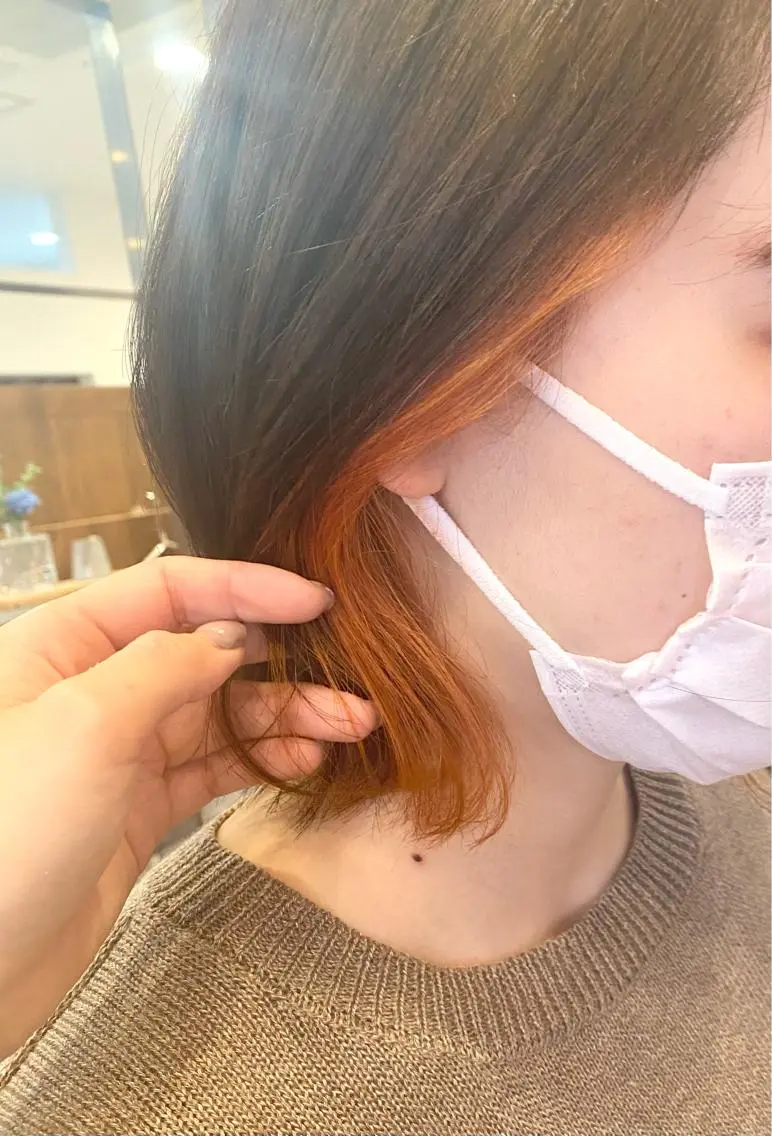 ショート カラー mo moのヘアスタイル