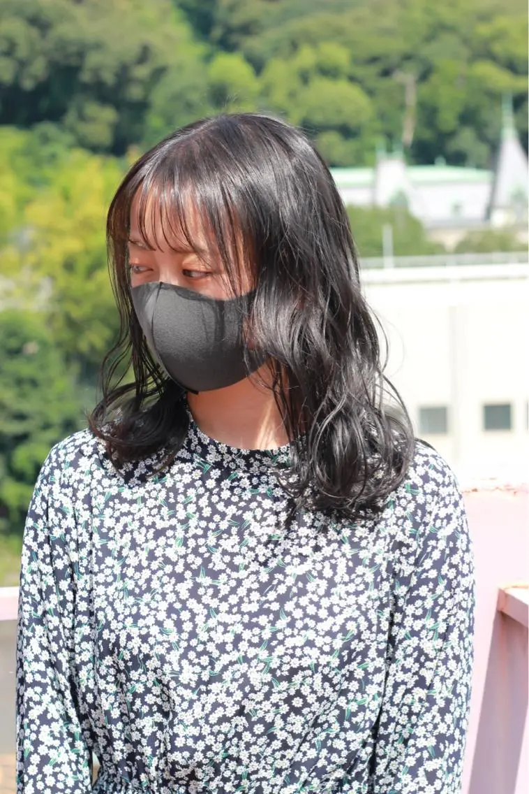 セミロング カラー ブルーカラー ブルージュ カット ヘアカラー Viage （ビアージュ）のヘアスタイル