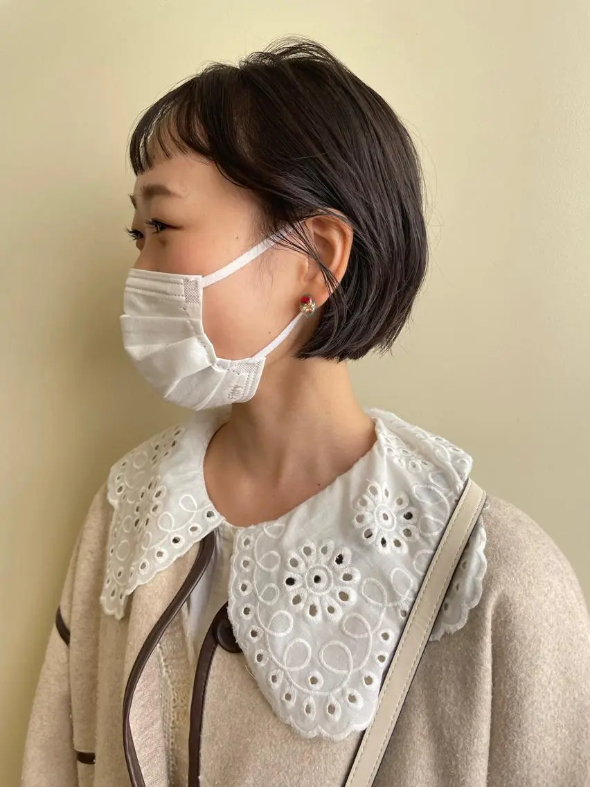 ショート カラー オカモト ミユウのヘアスタイル