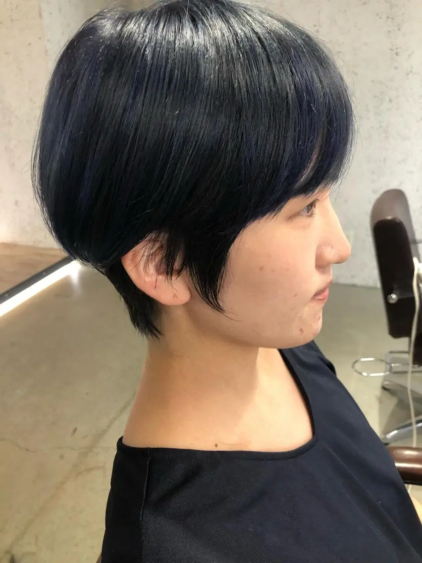 ショート カラー 似合わせカット ショートヘア 石井 紫文のヘアスタイル