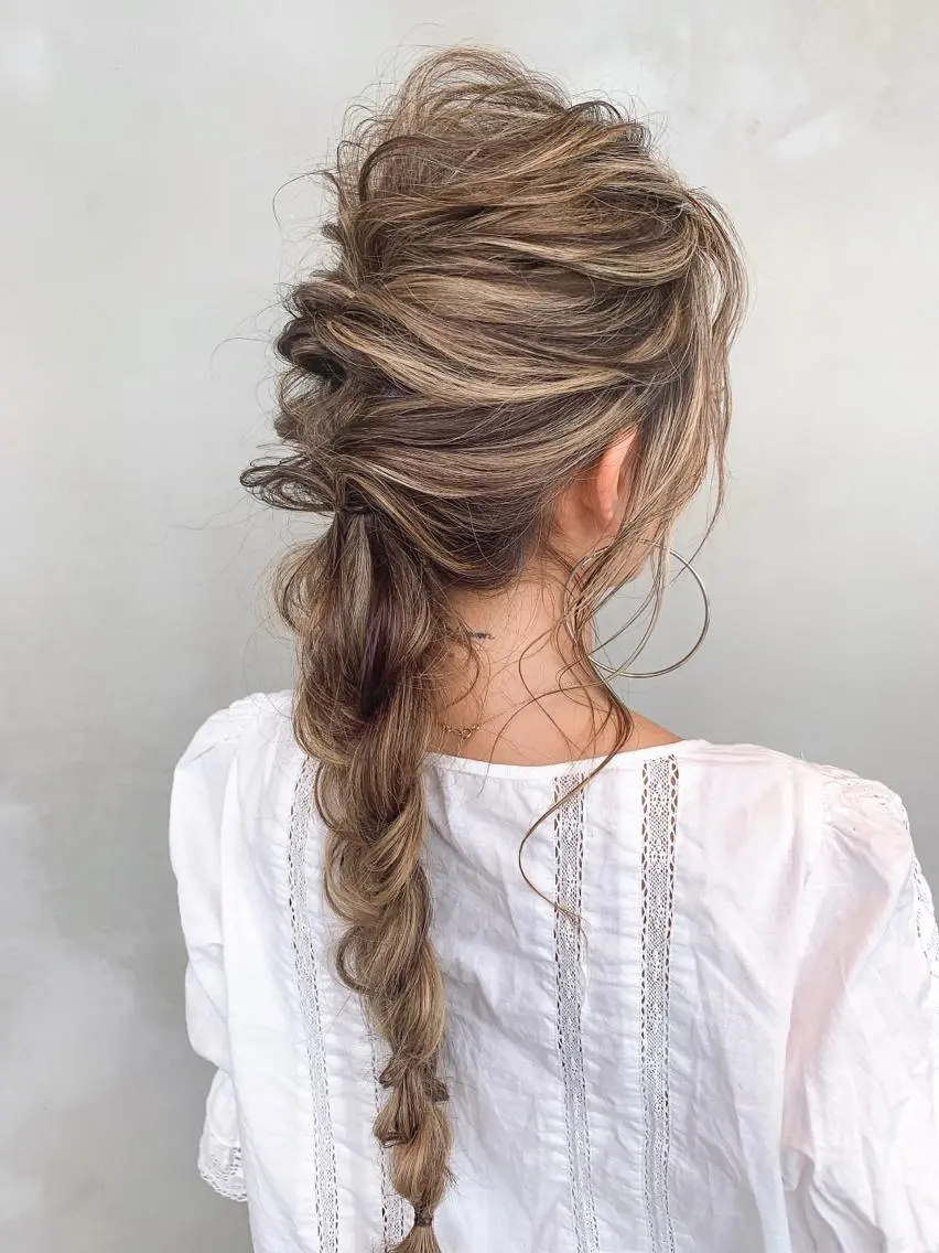 ミディアム カラー ヘアアレンジ カット ヘアカラー トリートメント リピート率No.1✨ ユウキのヘアスタイル