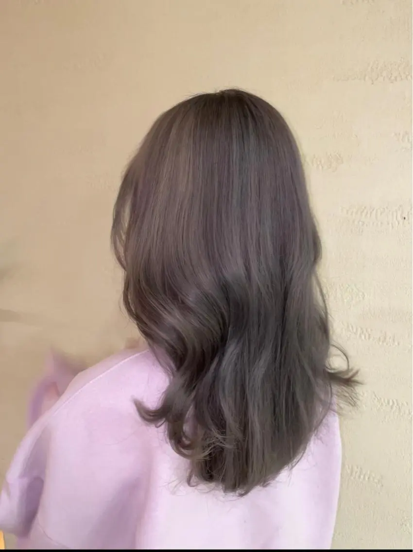 ロング カラー のり🐼顔まわり/ 韓国/レイヤーカットのヘアスタイル