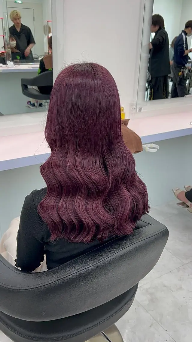 ロング カラー ヘアアレンジ ヘアカラー トリートメント ブリーチなしの達人 🌈KAITOのヘアスタイル