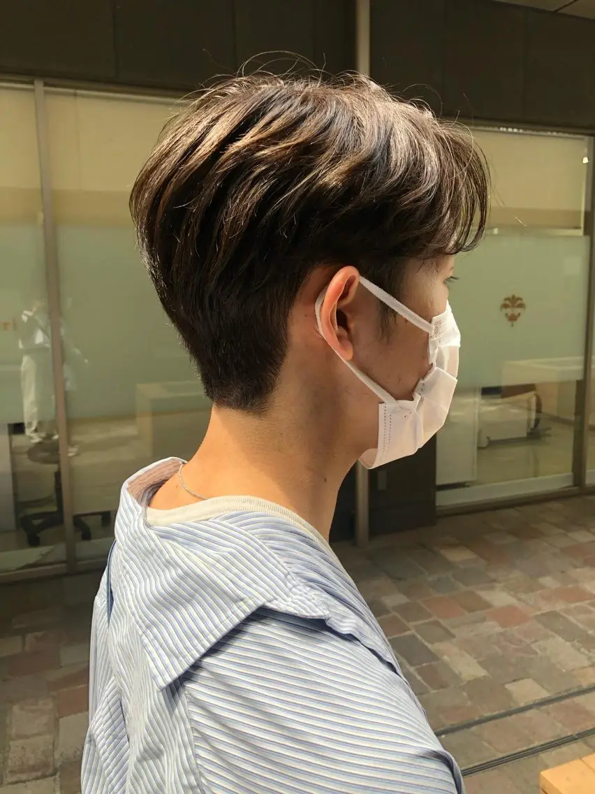 ショート メンズ🍃ナチュラル 韓国風ヘアRENのヘアスタイル