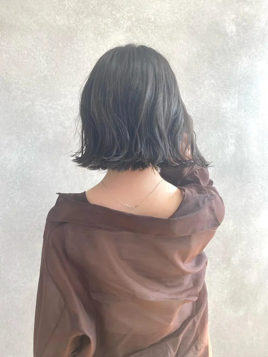 ミディアム 立野 希沙のヘアスタイル