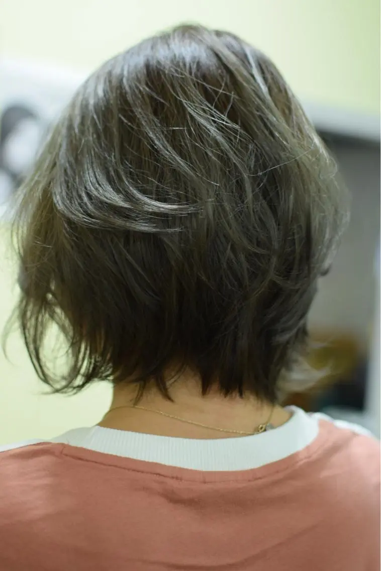 ミディアム カラー 透明感カラー 小顔ショートヘア♪ TAKUMIのヘアスタイル