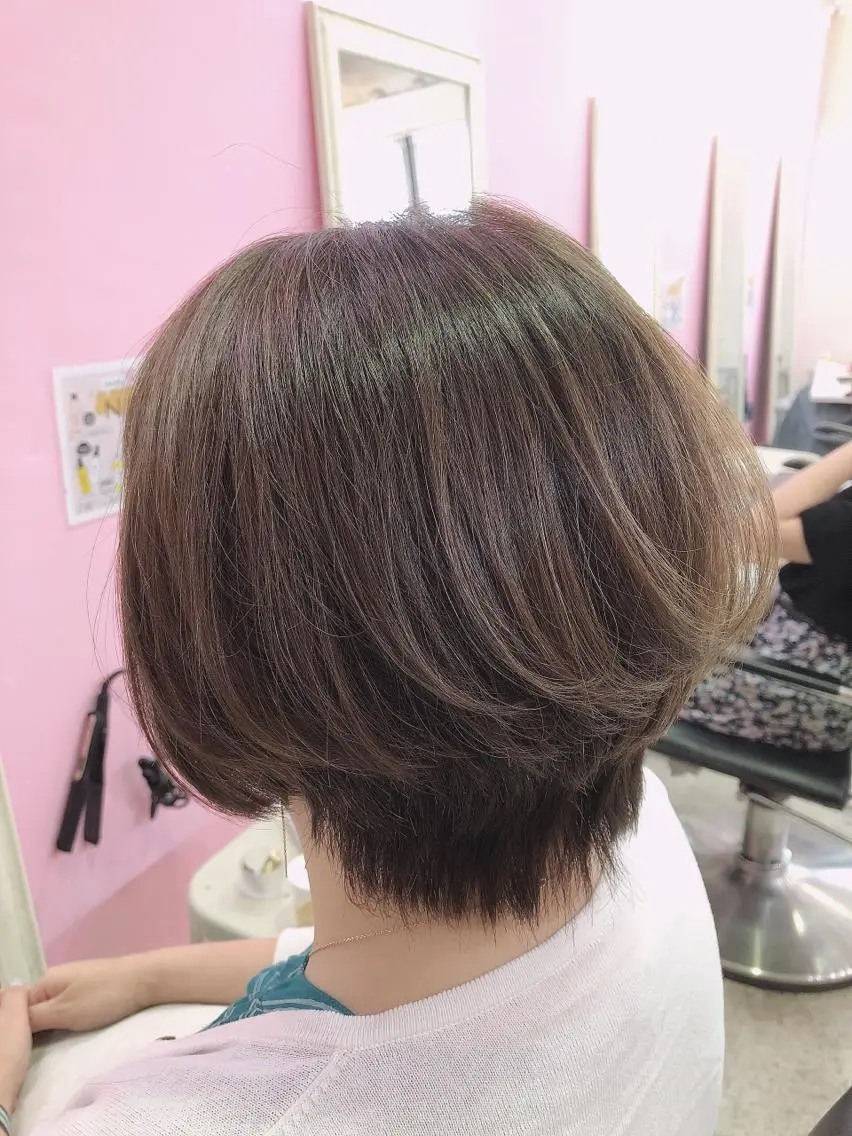 ショート カラー イルミナカラー カット ヘアカラー トリートメント 浦山 和之のヘアスタイル