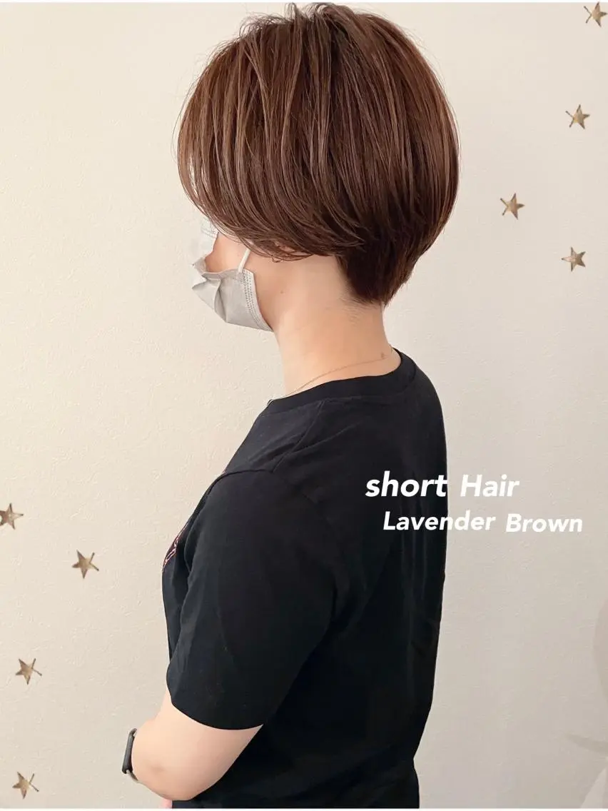 ショート カット 市川 千夏のヘアスタイル