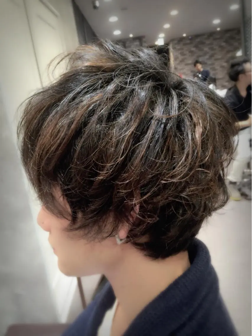 ミディアム カラー メンズ イメチェン☆丁寧接客 田中 優貴のヘアスタイル