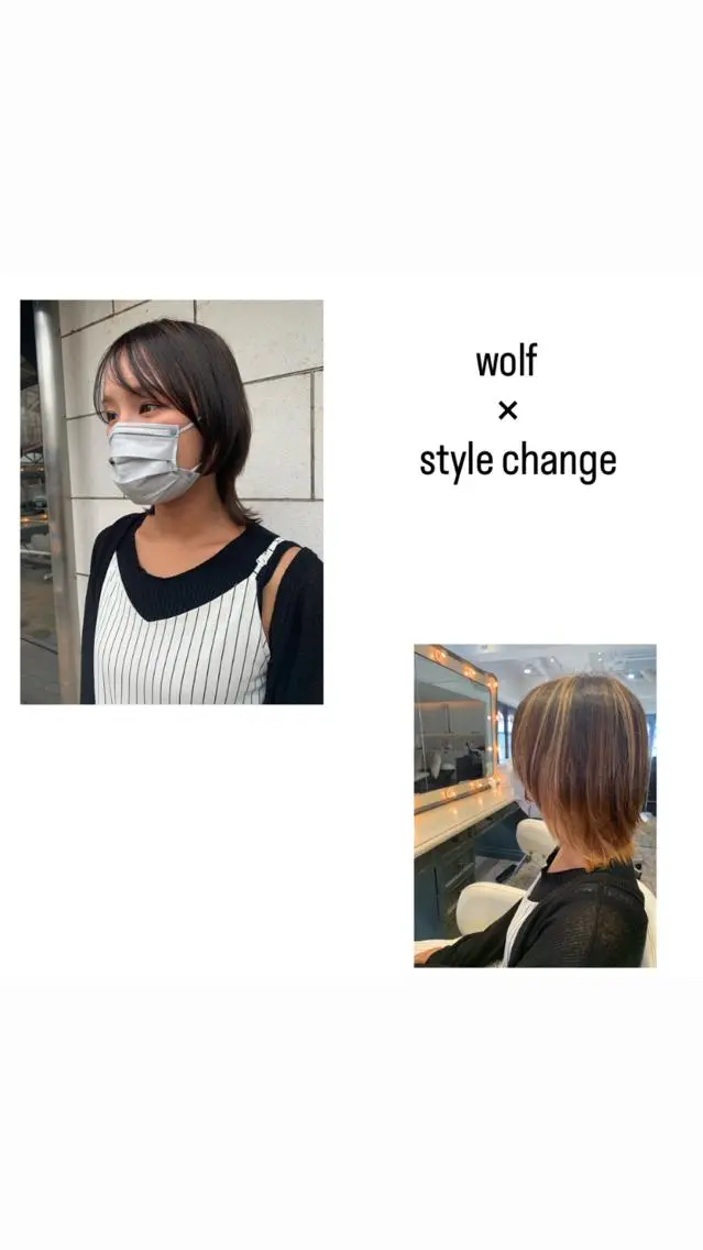 ショート カラー パーマ ヘアアレンジ メンズ キッズ ネイル マツエク・マツパ アイブロウ 眉カラー 赤色 hiro【沿線で叶う 似合わせhair】のヘアスタイル