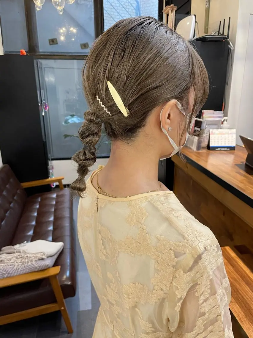 ミディアム ヘアアレンジ layer cut 店長/MIKUのその他イメージ