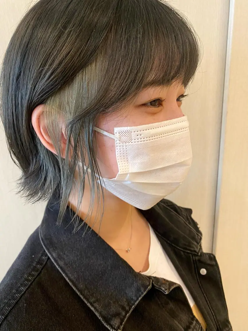 ミディアム 藤原 侑香のヘアスタイル