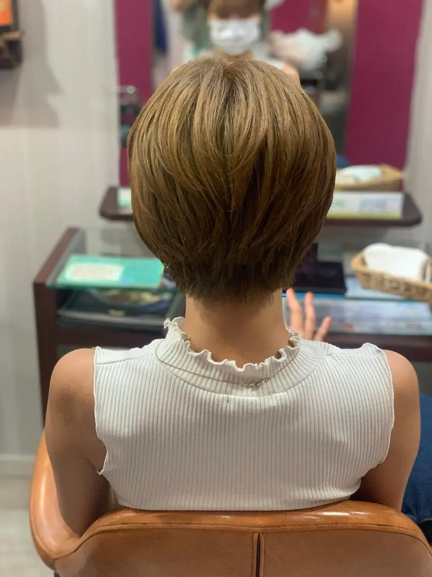 ショート カラー rino寺田町🌼 Mizukiのヘアスタイル
