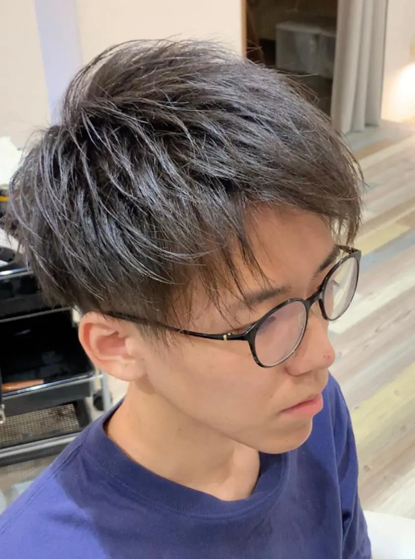 ショート メンズ 【男性専門】岩崎凌 ✂︎楽しい時間を!のヘアスタイル