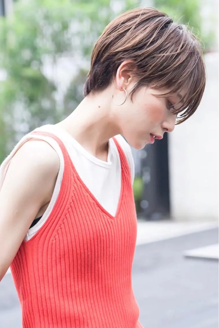 ショート カラー 💘透明感カラー💘 沖本 将宏のヘアスタイル