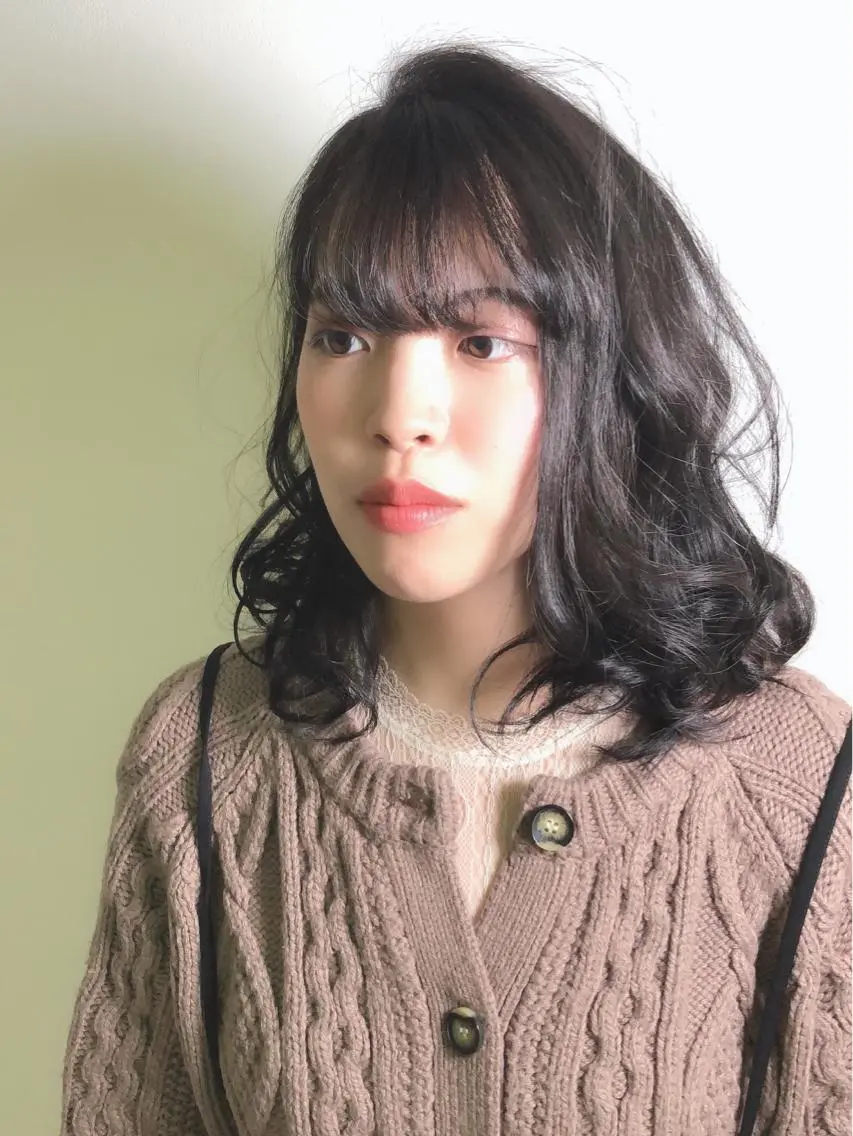 ミディアム カラー ✁完全個室✁永野 晴のヘアスタイル