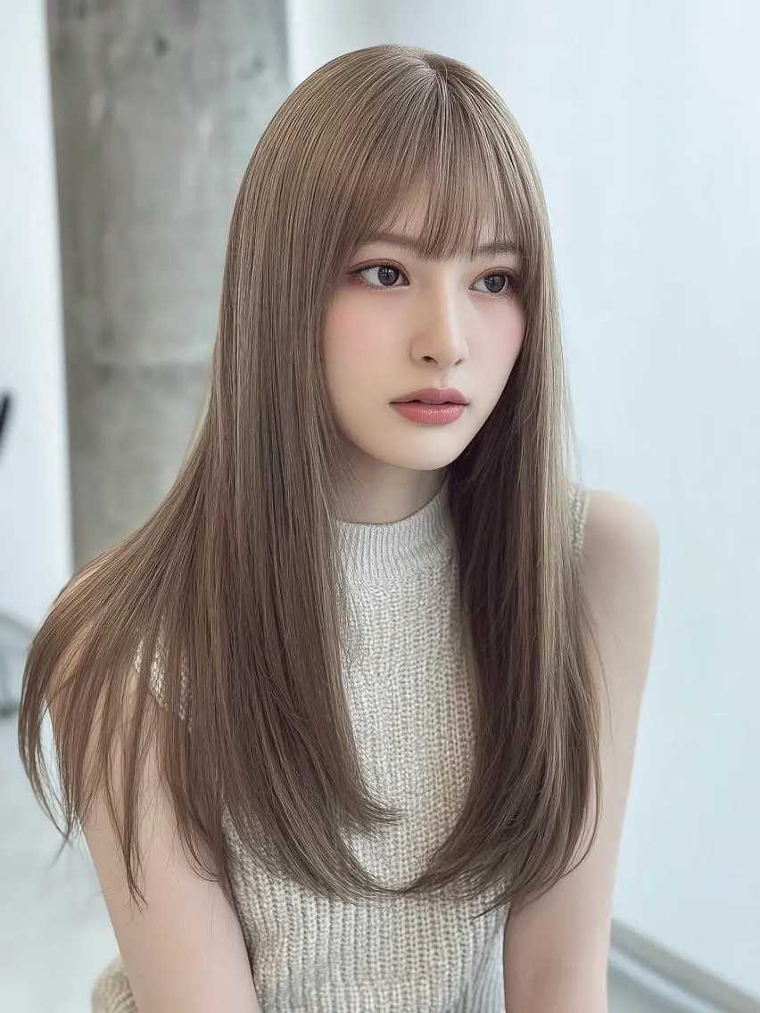 セミロング 難波/ヘアカラー ルービック難波のヘアスタイル