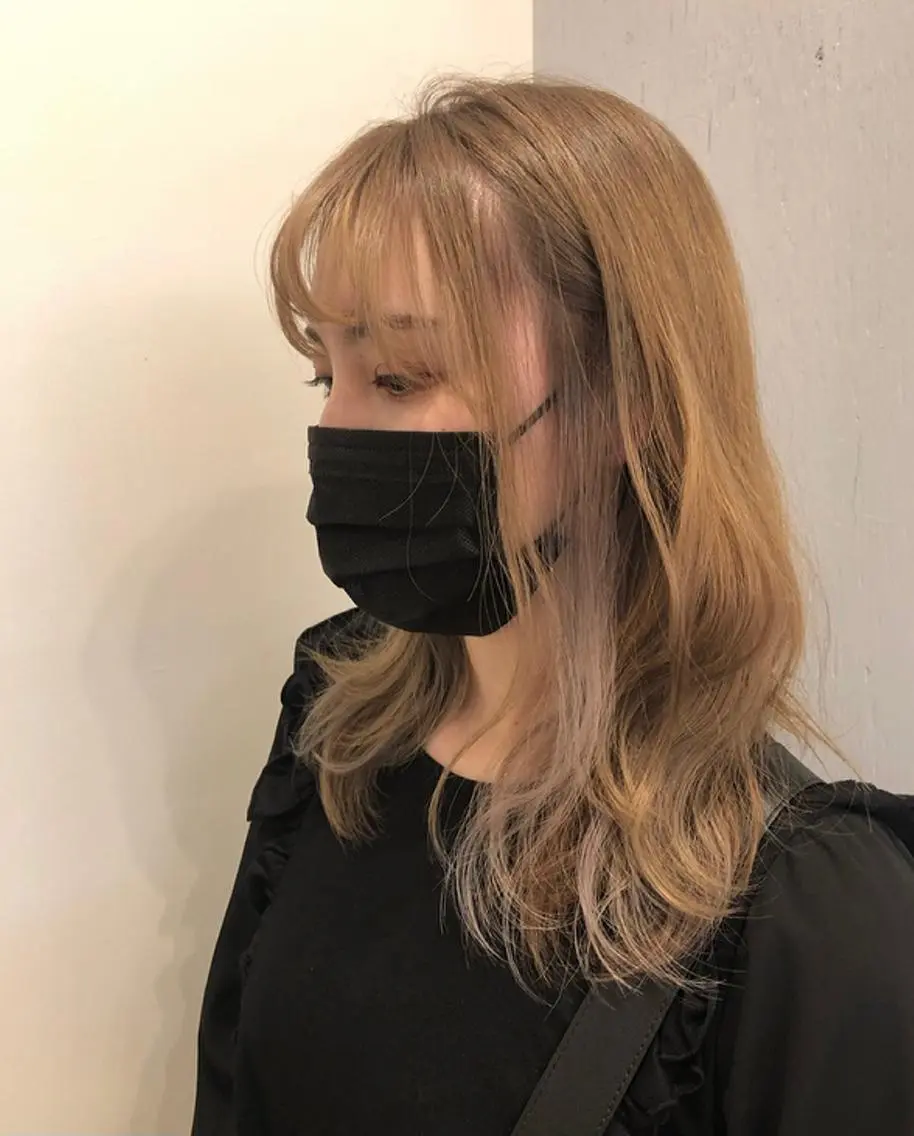 ロング カラー ベージュカラー ラーム 乃木店のヘアスタイル