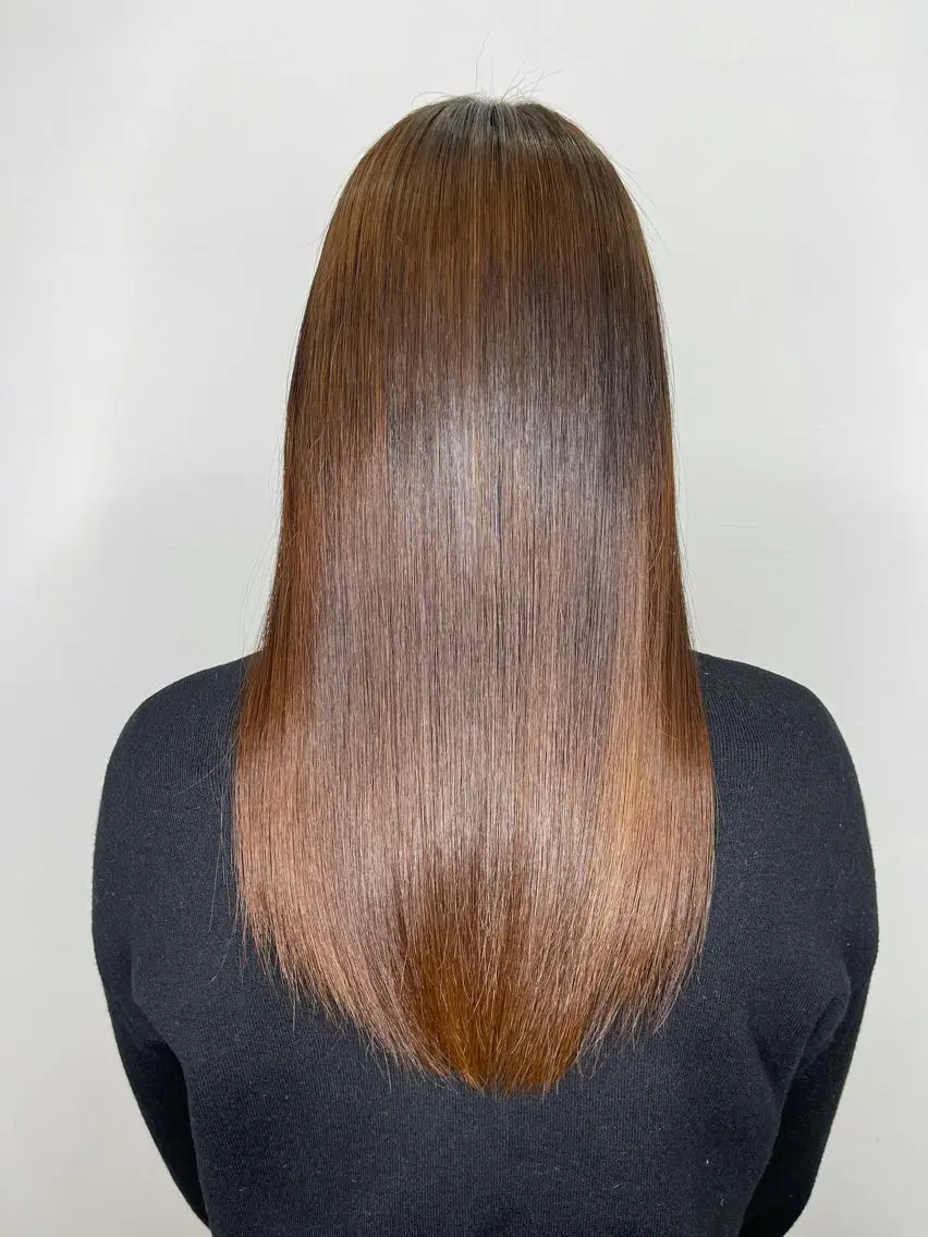 ロング カラー 杉田 一浩のヘアスタイル