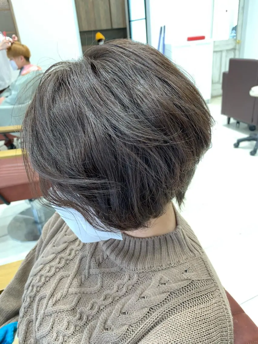 ショート カラー ヘアカラー 髪質改善カラーリスト /根本雄貴のヘアスタイル