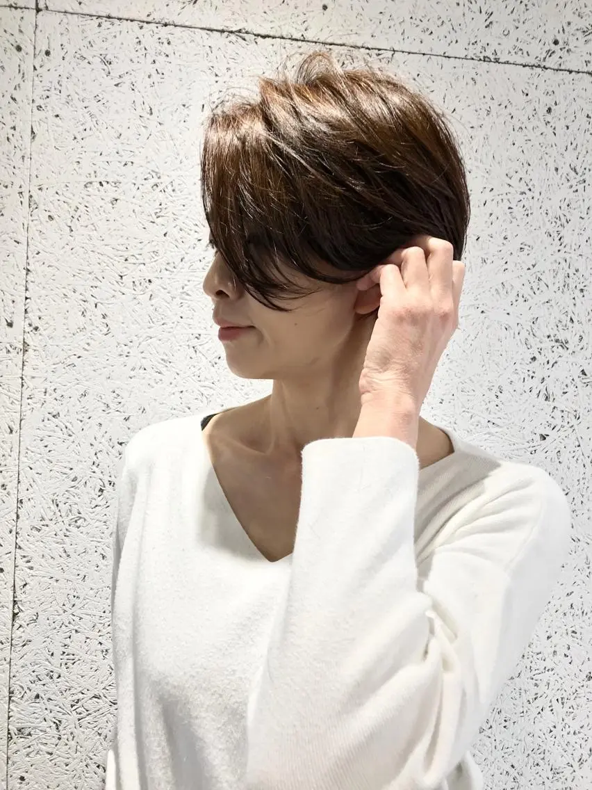ショート カラー KOOKI スティードトーキョーのヘアスタイル